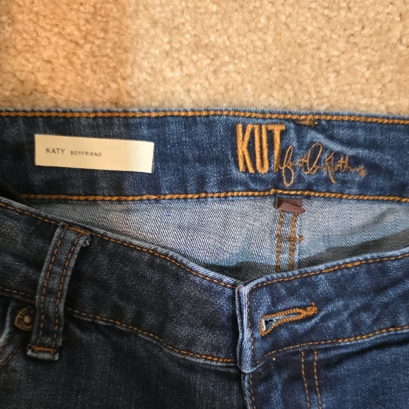 Kut from the Kloth Katy Boyfriend Denim Jeans Sz 10 - Picture 2 of 7